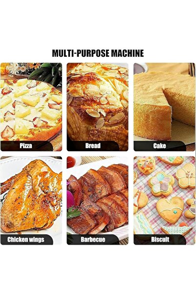 Five Stars Llchaensc 20L Electric Countertop Pizza Oven, 2000W Stainless Steel