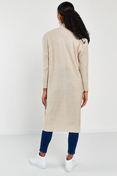 Hopoi Women's Baklava Pattern Midi Cardigan