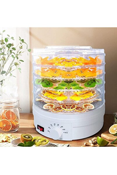 ET-LIFE Food Dehydrator, 5 Tier and Digital Temperature Controls, Electric Food Preserver Machine