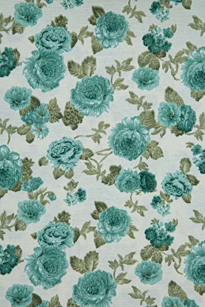 Premier Home Duck Rose Throw Pillow Cover Turquoise Beige V1 40X40