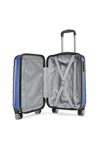 Vip Lisbon Set Of 3 Polycarbonate with ABS Hard Sided 4-Wheeler Spinner Trolley Bag with Combination