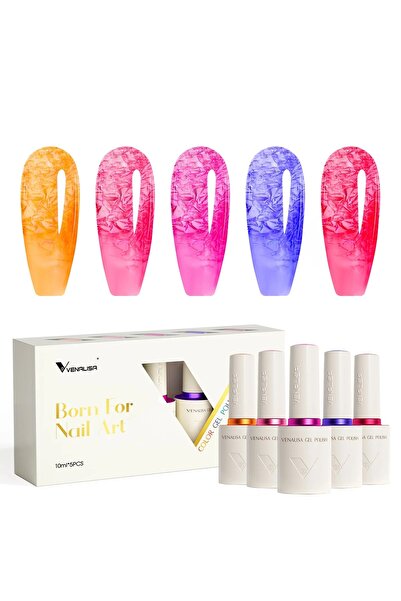 Venalisa 5 Adet 10 ml Uv Led Kalıcı Oje HEMA - TPO Free V2510