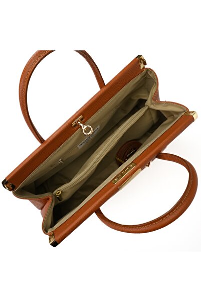 Posete Fagaras Jennifer Leather Purse - Bordeaux, Genuine Leather Office Bag, Handbag, Bags