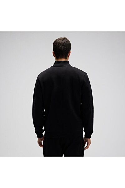 Ellesse Ef580-Bk Men's Half-Zip Sweatshirt - Black