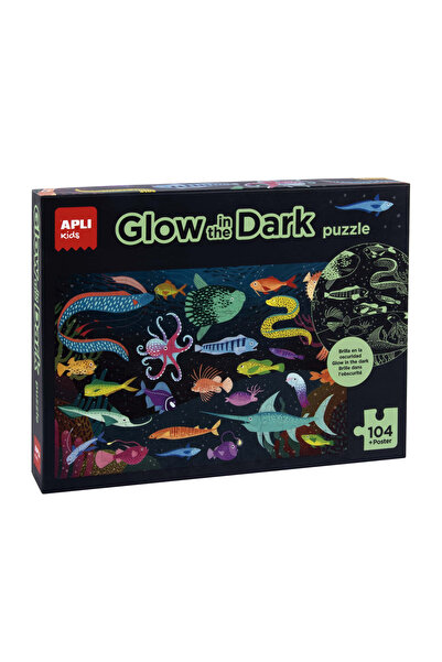 Apli Kids Puzzle Ocean - Strălucește în întuneric, 104 piese