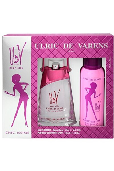 Ulric De Varens Pour Elle Chic-Issime Set - Eau de Parfum 75 ml + Deodorant 125 ml