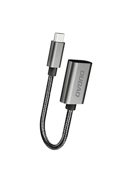 DUDAO Adaptor OTG USB-C - USB-A L15T, Gri