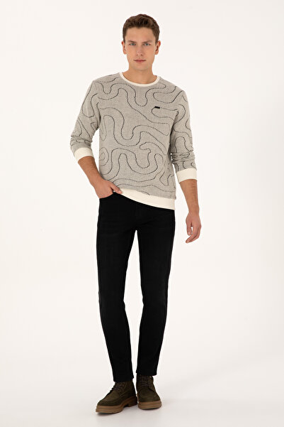 U.S. Polo Assn. Men's Black Sweatshirt 50308910-Vr046