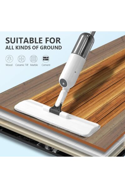 SUCITY Cleaning Mop with 350ml Refillable Water Tank