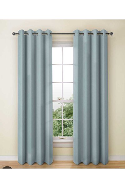 Evcimenhome Lined Rustic Curtain with Eyelet Metal Rings 170X230