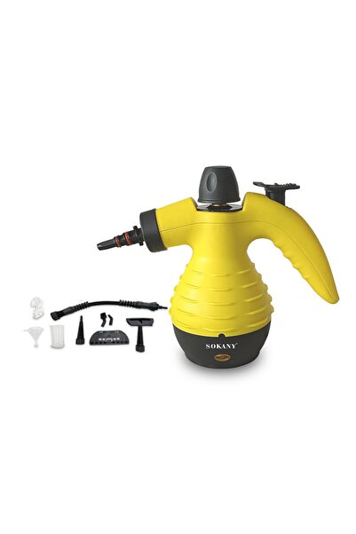 SOKANY منظف بخاري محمول باليد بقوة 1000 واط متعدد الوظائف ودرجة حرارة عالية م...
