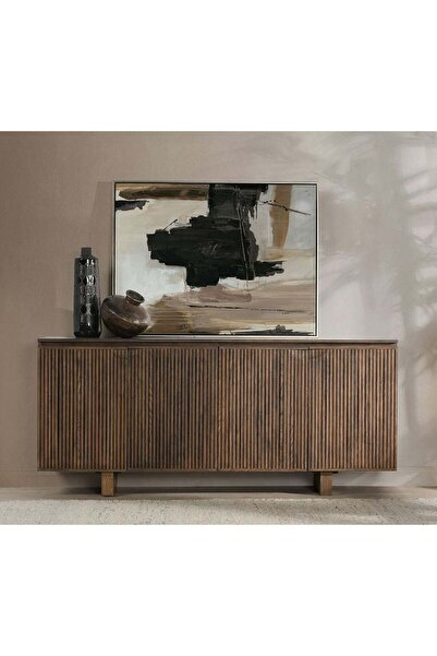 İZMİRMASİF Arven Masif Konsol – Oluklu Kapak Tasarımı, Modern & Rustik Kabin ...