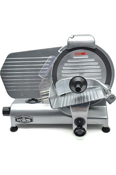 Five Stars قطاعة لحوم كهربائية KWS MS-10NT، 320 واط، مقاس 10 بوصات (شفرة من الفولاذ المقاوم للصدأ 304 مطلية بالتفلون)