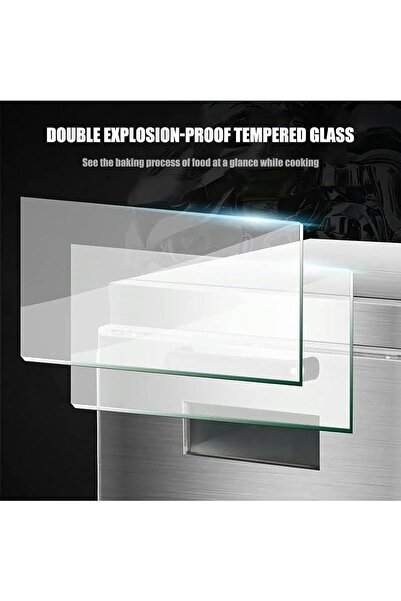 Five Stars Llchaensc Electric Countertop Pizza Oven 20L with Adjustable Temp & 0-60 Min Timer