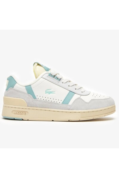 Lacoste T-Clip Γυναικεία αθλητικά παπούτσια Casual Κρέμα για αθλητικά παπούτσια