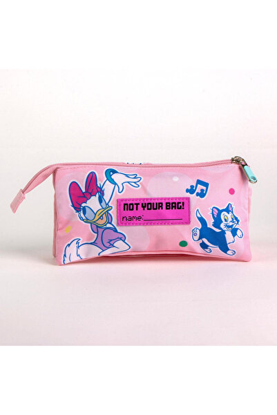 Minnie Mouse Pencil case with 3 compartments, unequipped, 22.5x2x11.5 cm