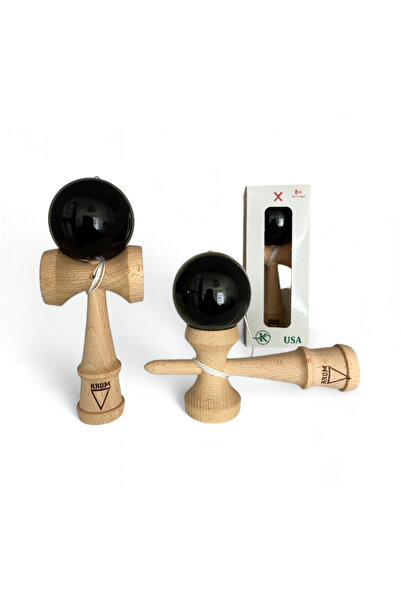 GIA'S WORLD Krom Kendama Krom X USA -negru plus ata de Rezerva GIA’SWORLD® Ju...