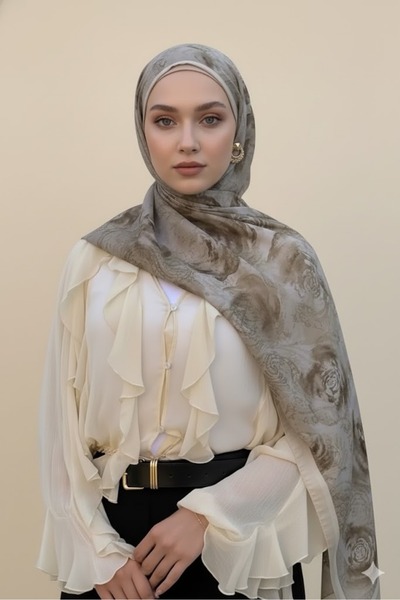 Gogoey Kadın Rossa Reflection Soft Pamuk Şal