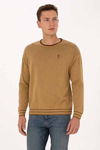 U.S. Polo Assn. Men's Mustard Sweater 50315022-Vr151