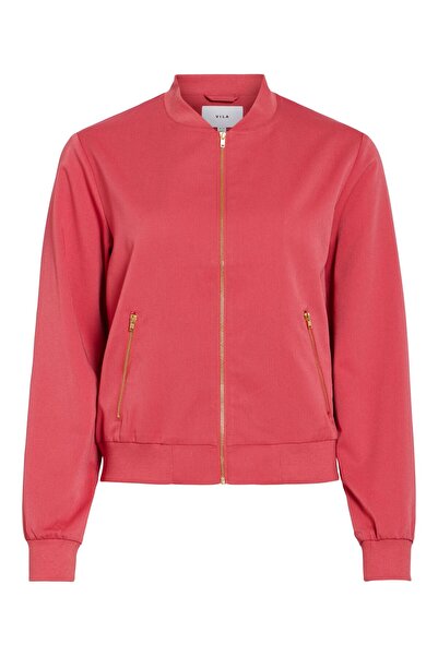 VILA Bomberjacke VIBUBBLE Reißverschluss