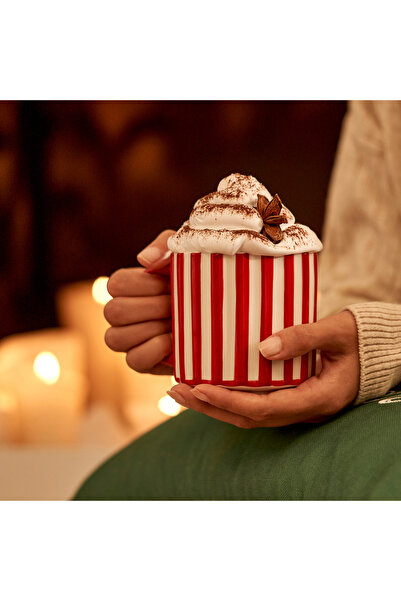 Bella Maison Merry Christmas Ceramic Mug Red (500 Cc)