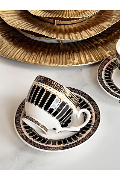 ROSSEV Turkish Coffee Cup Wersace 2 Person 4 Pieces