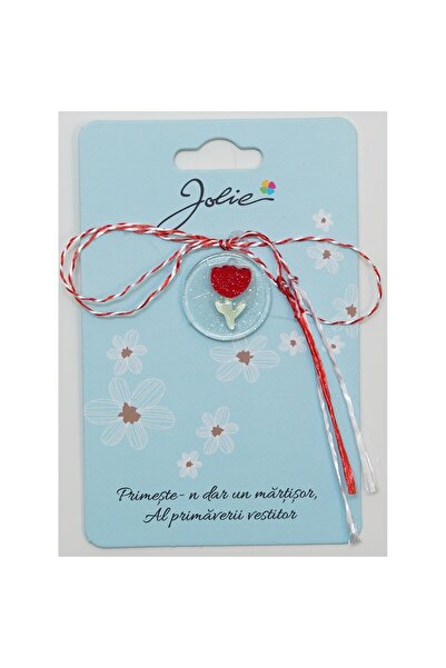 Flippy Acrylic Martisor, Pendant Size Approx 2 cm, Multicolor, Model 12