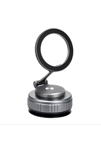 AutoFamily Magnetic Car Phone Holder | 360° Adjustable Dashboard Mount with Strong Lock Base & Sleek Design (A