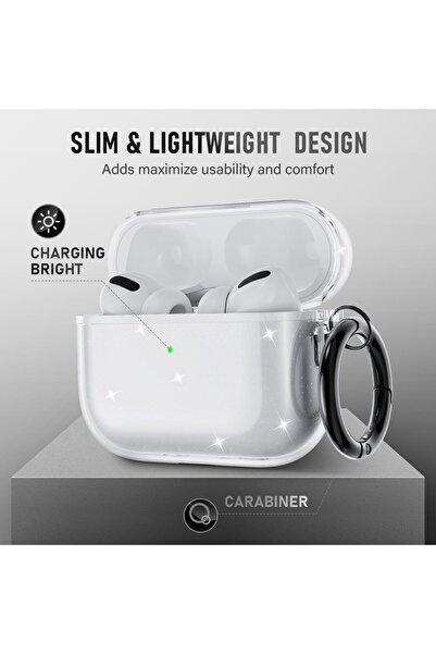 Yelajoy for AirPods Pro 3 Case with Cleaner Kit,Cute Soft Silicone Cover with Keychain for Airpod Pro(2025