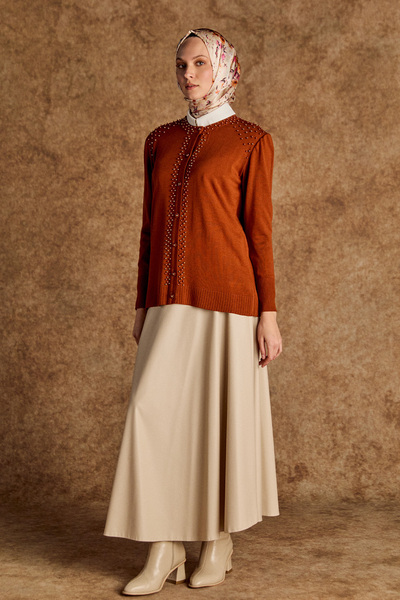 Setrms İncili Triko Hırka