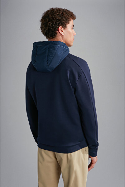 PAUL&SHARK MEN'S ZIPPED SWEATSHIRT C.WCOTTON