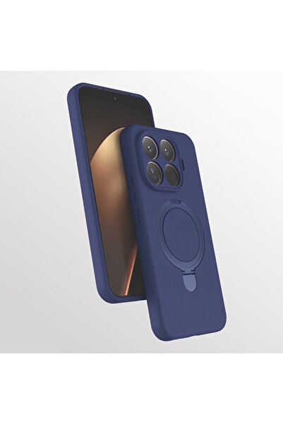 m.tk moveteck Xiaomi Mi 15t Pro Case with Magsafe Ring and Extra Stand, Velvet Inside, Soft Colorful Silicone Samara Cover