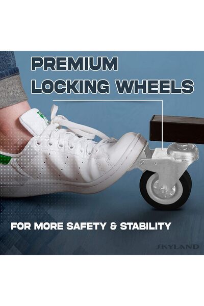 SKY LAND Professional Indoor Foldable Ping Pong Table EM-8003, Movable Table Tennis Table