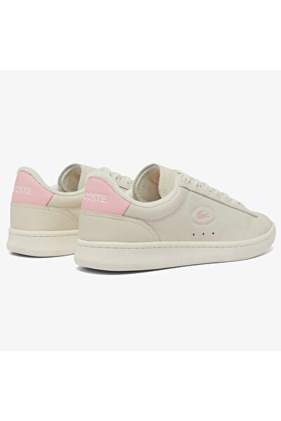 Lacoste Carnaby Set Leather Womens Sneaker Genuine Leather Women's Casual Sports Shoes Cream