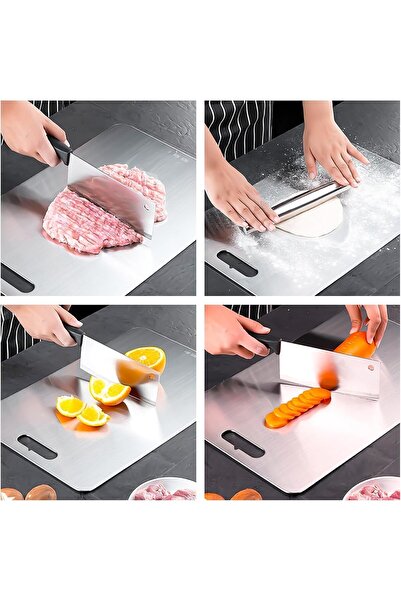 Smart Kitchen Stainless steel 304 cutting board, size 45 x 30 cm