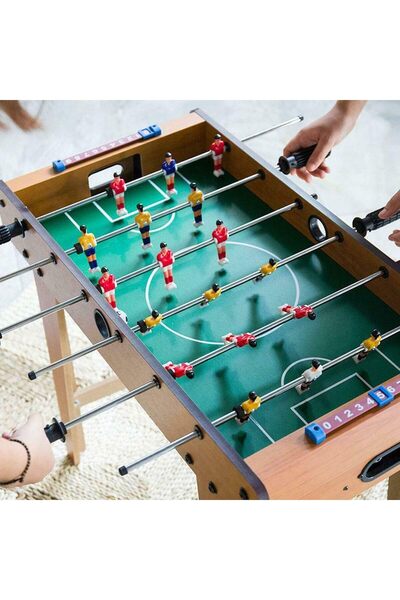 Generic 48 Inch Foosball Table Competition Size 4 Player Arcade Soccer Game Kids Adults Wood Frame