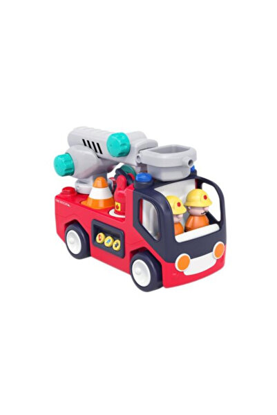 Hibobi Premium Store-Style Fire Truck Early Education Toy with Lights & Sound