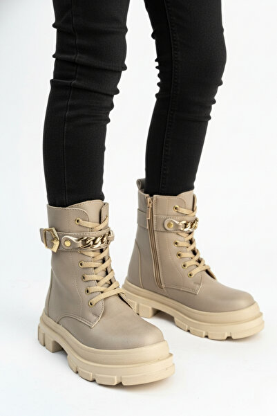 DİGGO KİDS Μπότες για κορίτσια με λεπτομέρεια από αλυσίδα, με φλις εσωτερικά, με φερμουάρ, καθημερινές μπότες, ελαφριά σόλα