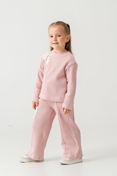 Harika KIDS Σετ Αθλητική Φόρμα Κοριτσίστικη Δαντελένια καμπάνα