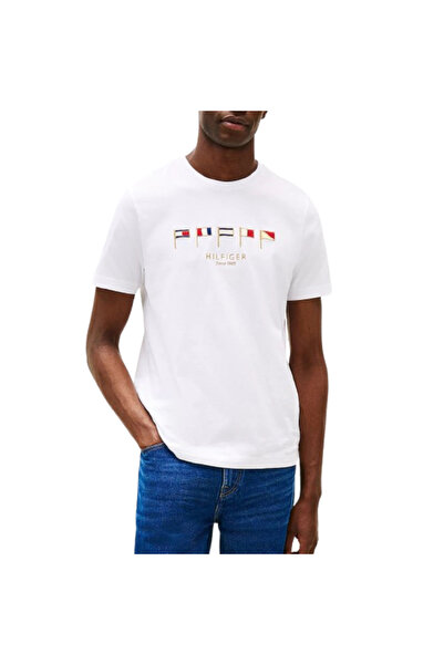 Tommy Hilfiger Tricou HILFIGER MULTI FLAGS TEE Barbati