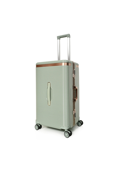 MORANO Modern travel bag made of polycarbonate material, 2 pieces (26/20 Inch)