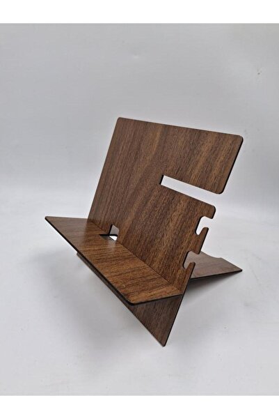 karadağsb Дървен органайзер за телефон за бюро 20 cm x 21 cm x 22 cm