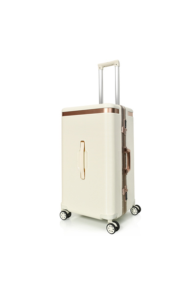 MORANO Modern travel bag made of polycarbonate material, 2 pieces (26/20 Inch)