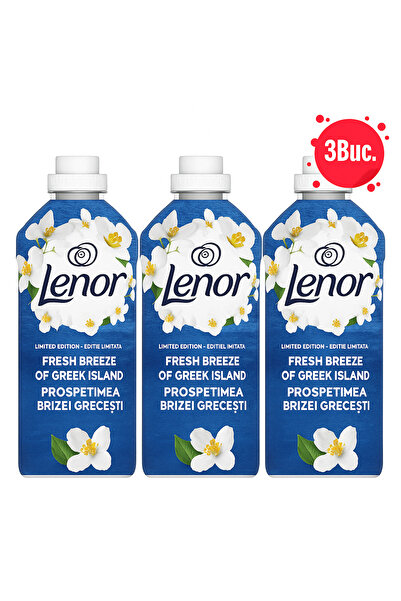 lenor Set of 3 - Fresh Breeze Fabric Softener 1.722 l - 82 washes