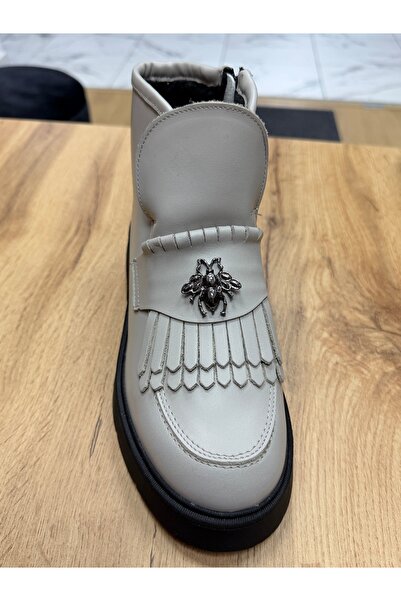 Demalis Bee boots Natural leather