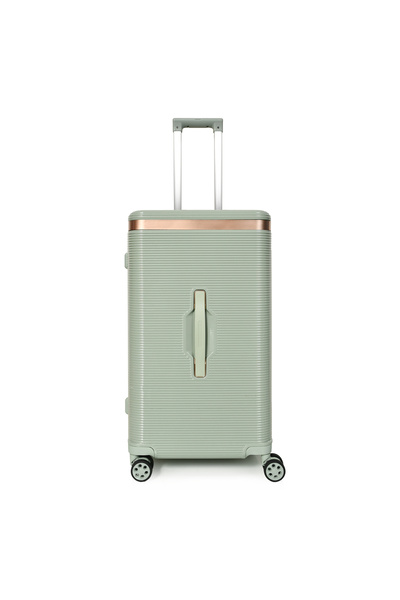 MORANO Modern travel bag made of polycarbonate material, 2 pieces (26/20 Inch)