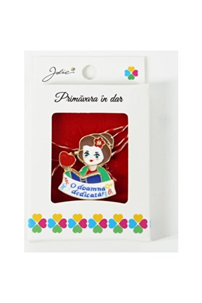 Flippy Martisor Brosa Mica in Cutie, Dimensiune Brosa 2.5-3 cm, Material Meta...
