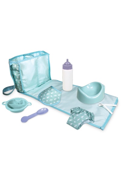 Aimantine Set ingrijire papusa bebe Aimantine, 7 accesorii, Multicolor