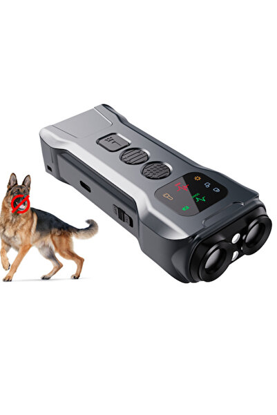 arvada Dispozitiv cu ultrasunete anti-lătrături PetPro P9 cu lanternă, negru, 51.3x26.6x122.4mm