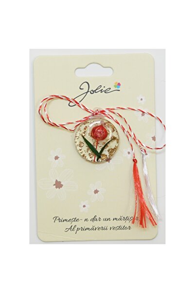 Flippy Acrylic Martisor, Pendant Size Approx 2 cm, Multicolor, Model 11